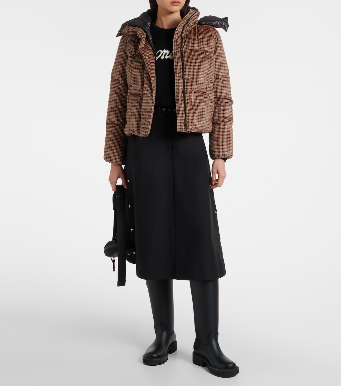 Quierzy houndstooth down jacket | Moncler