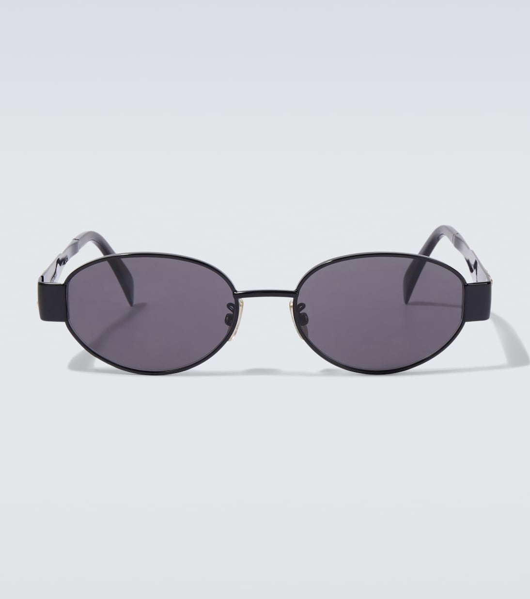 Triomphe Metal 01 oval sunglasses | Celine Eyewear