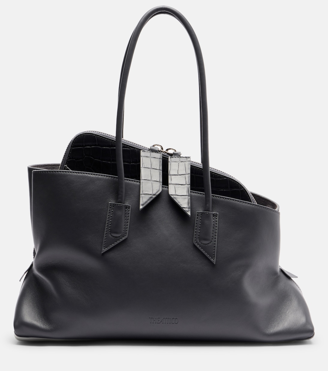 La Passeggiata Medium leather tote bag | The Attico