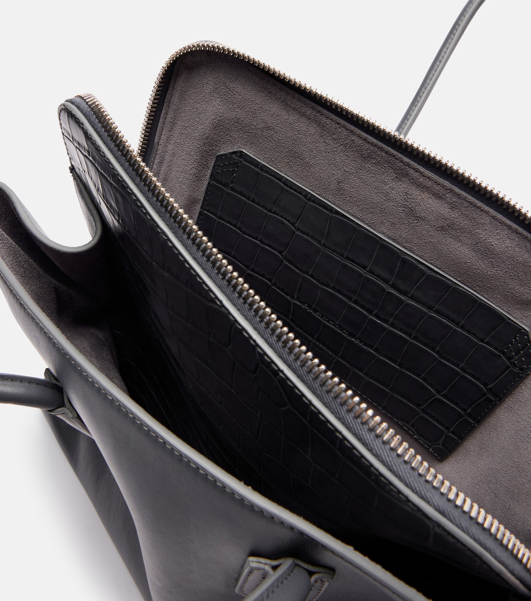 La Passeggiata Medium leather tote bag | The Attico