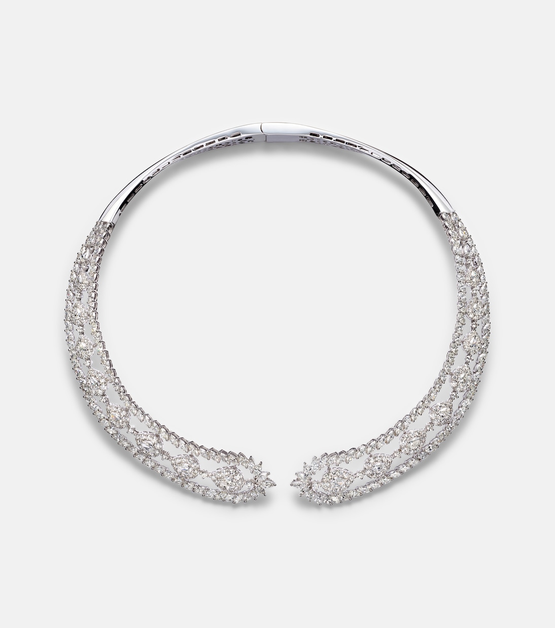 Y-Couture 18kt white gold necklace with diamonds | Yeprem