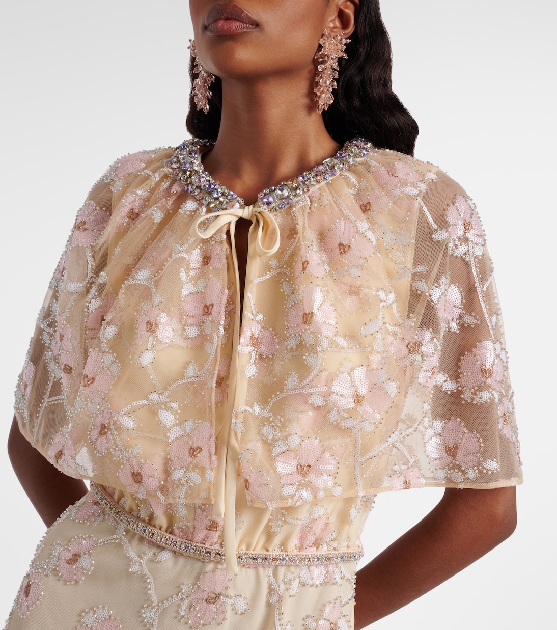 Verziertes Maxikleid | Self-Portrait