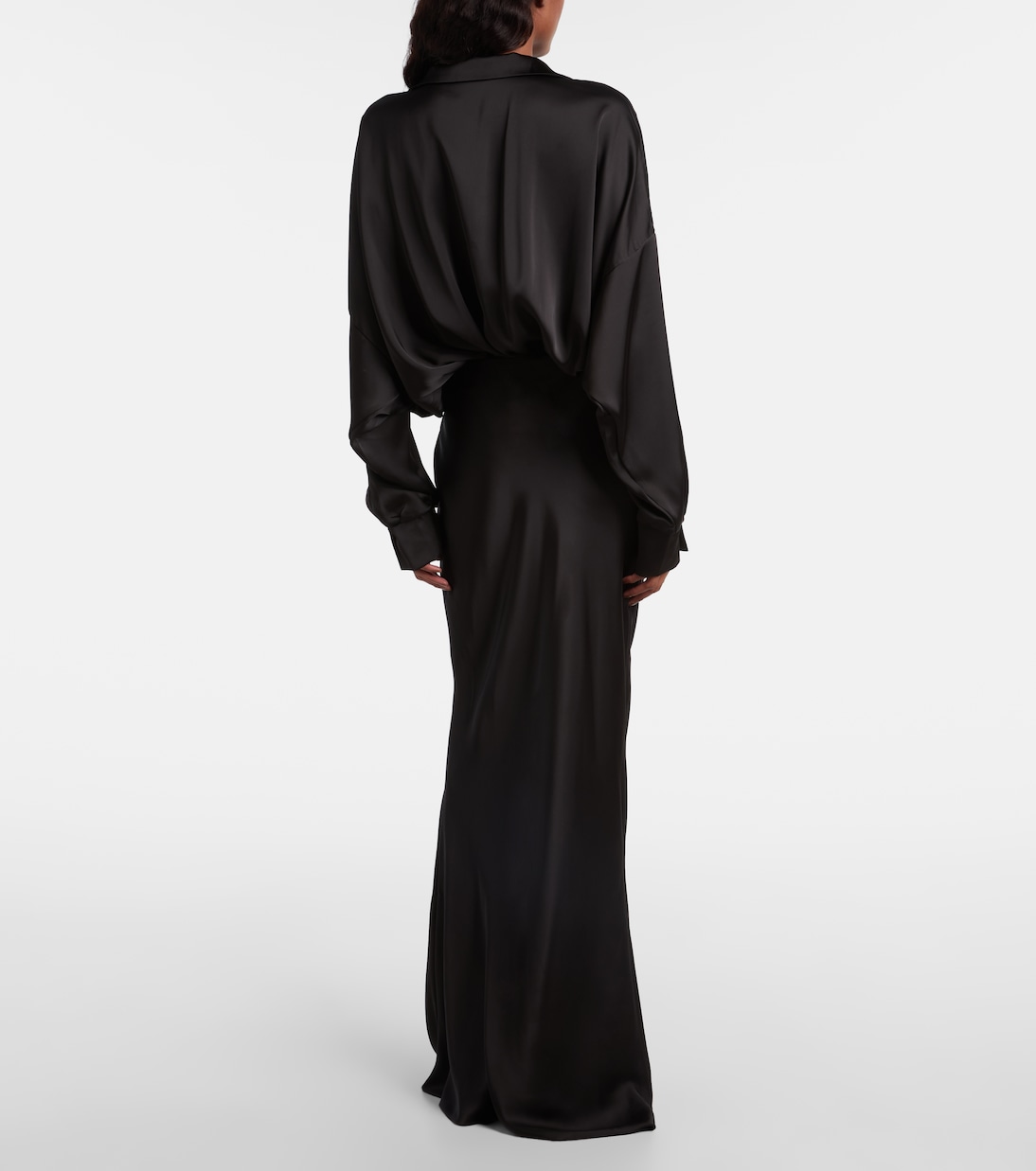 فستان سهرة من الساتان | Norma Kamali