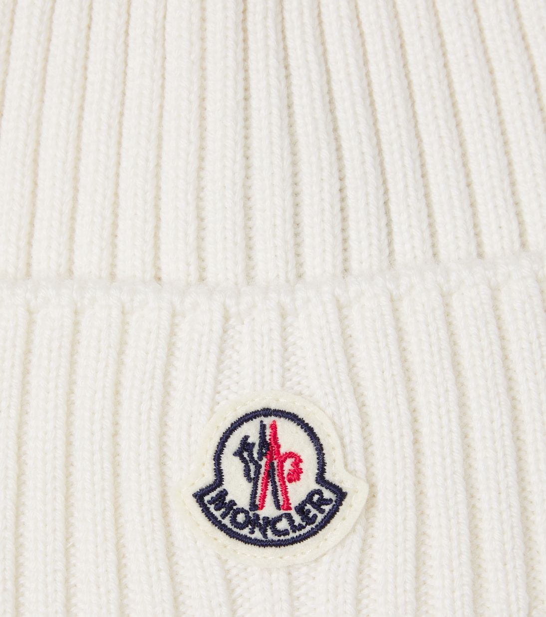 Logo virgin wool beanie | Moncler Enfant