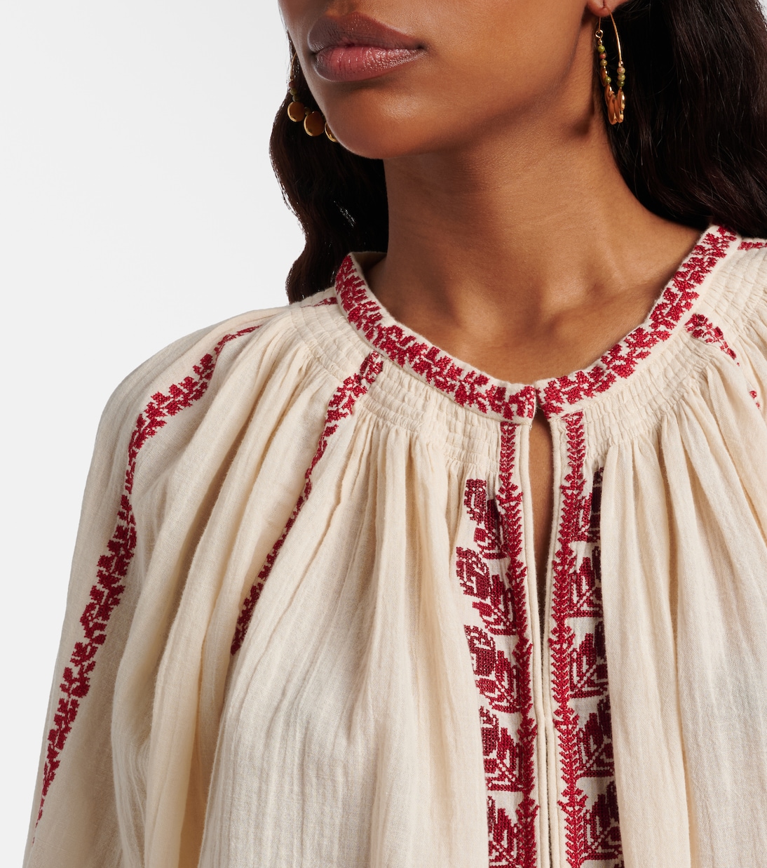 Bestickte Bluse Lena aus Baumwolle | Marant Etoile