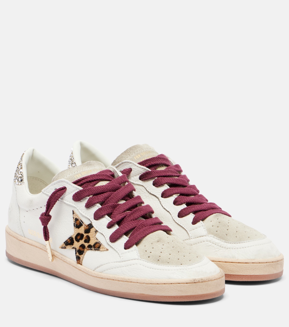 Sneakers Ball Star aus Leder und Veloursleder | Golden Goose