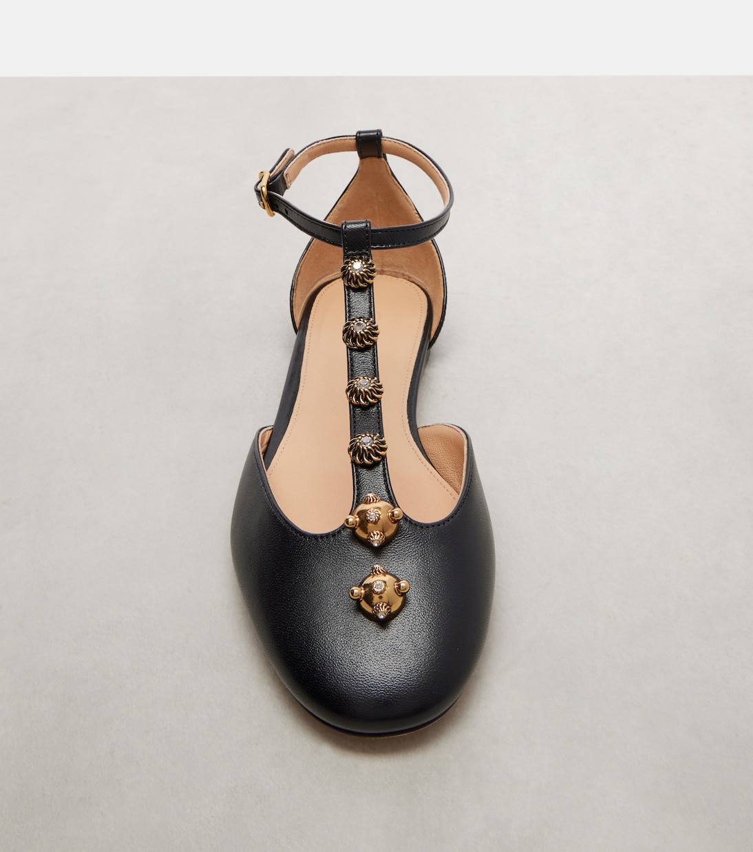 Celeste embellished leather flats | Chloé