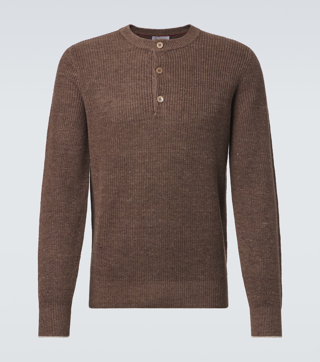 Pullover aus Leinen und Baumwolle | Brunello Cucinelli