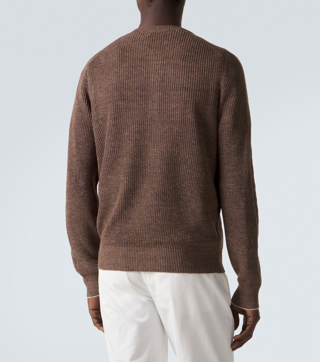 Pullover aus Leinen und Baumwolle | Brunello Cucinelli