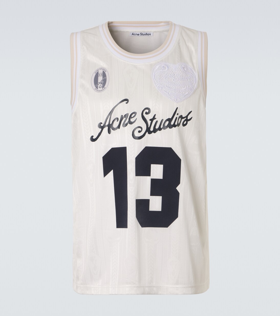 Logo-print tank T-shirt | Acne Studios