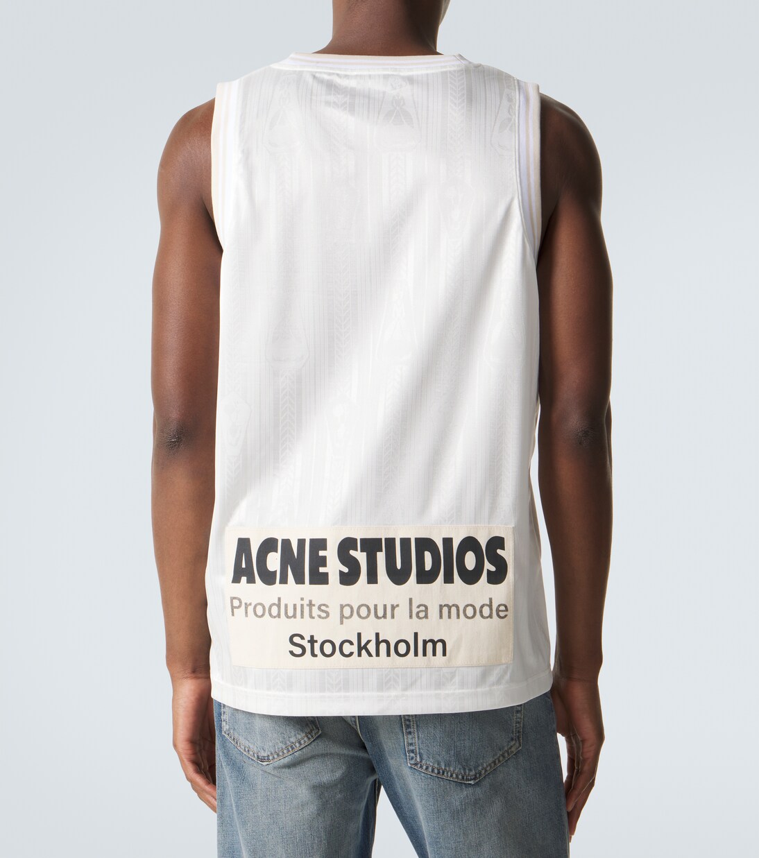Logo-print tank T-shirt | Acne Studios