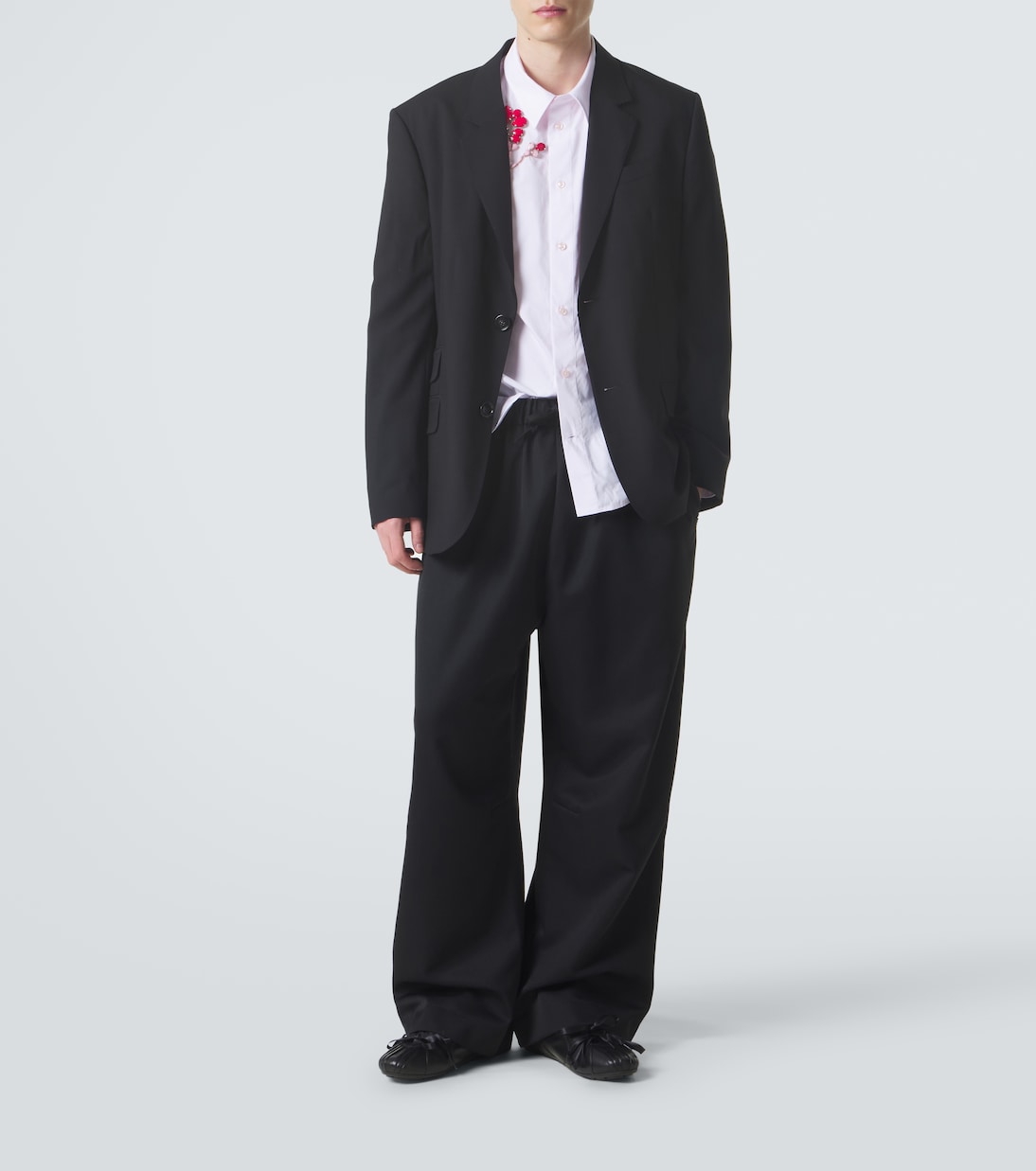 Verziertes Hemd aus Baumwollpopeline | Simone Rocha