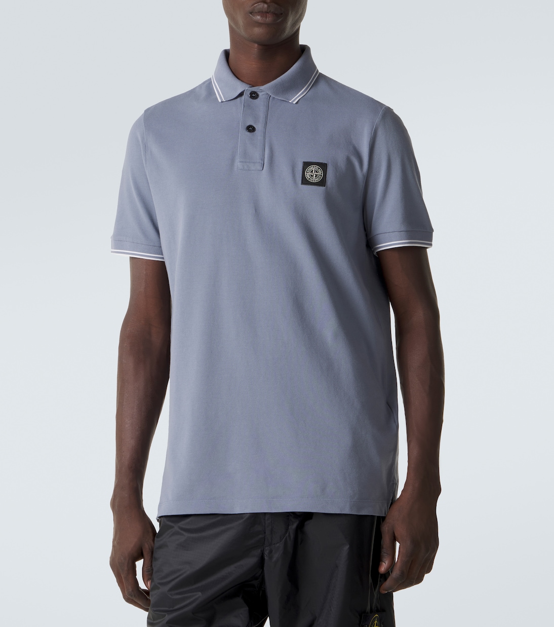 Polohemd Compass aus Piqué | Stone Island