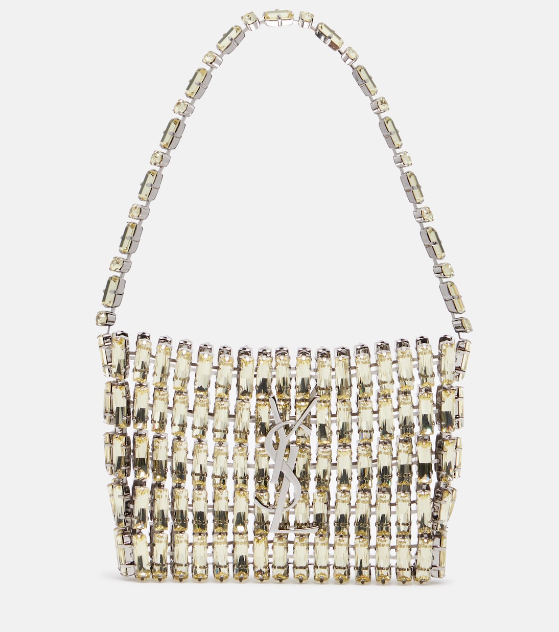 Evening Micro embellished top-handle bag | Saint Laurent