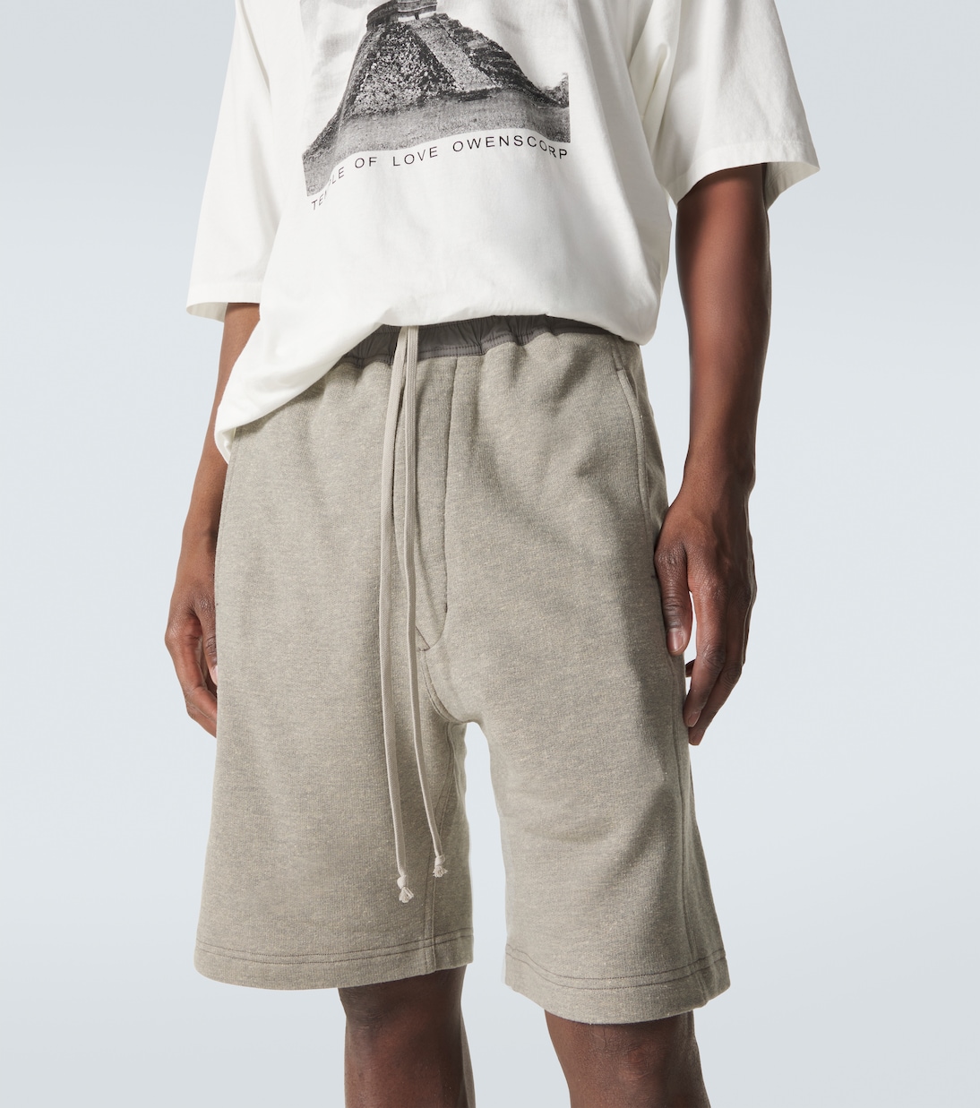 Drkshdw cotton-blend shorts | Rick Owens