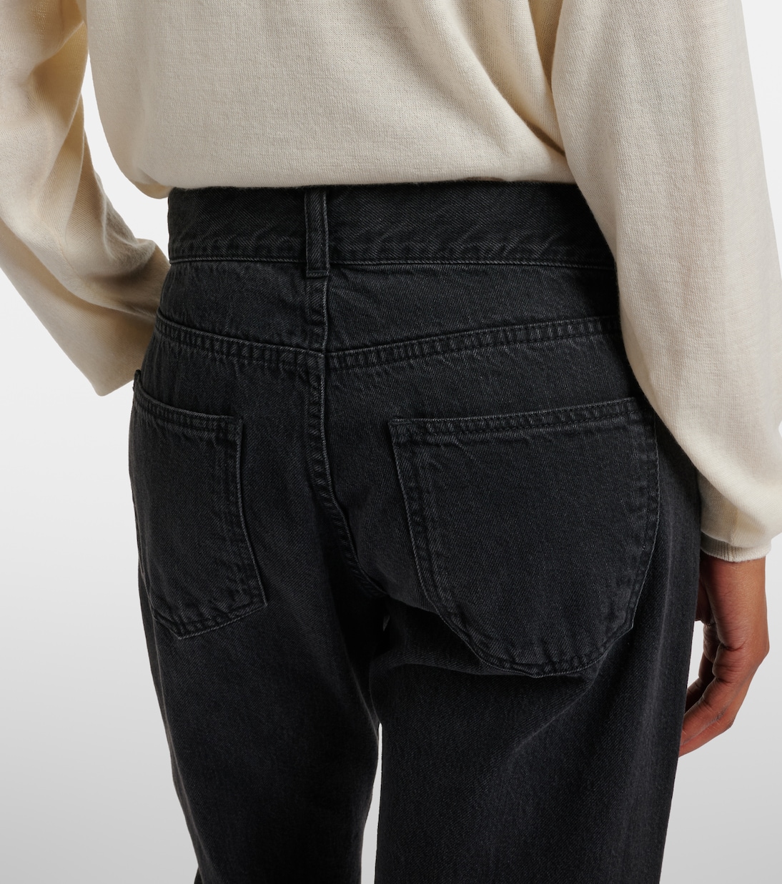 Low-Rise Straight Jeans Booker | The Row