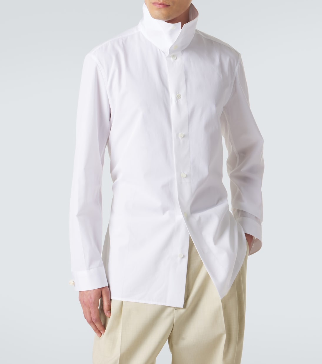 Cotton poplin shirt | Bottega Veneta
