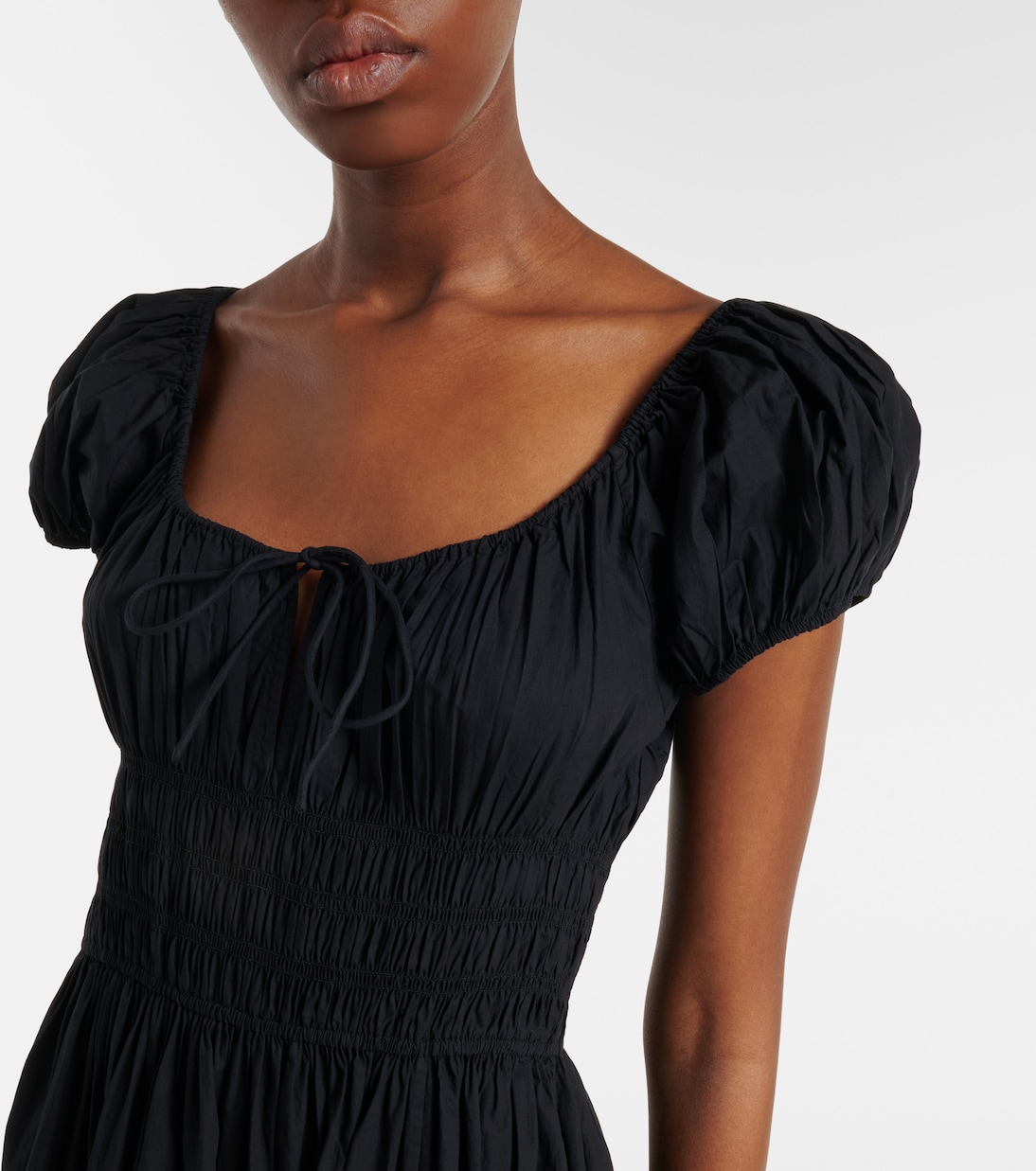 Robe midi Quinn en coton | Dôen