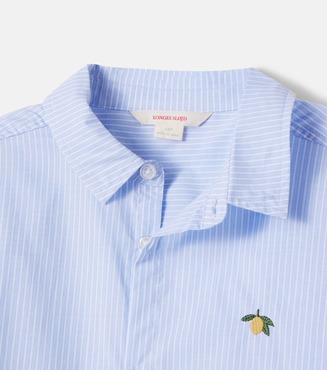 Chemise Wes rayée en popeline de coton | Konges Sløjd