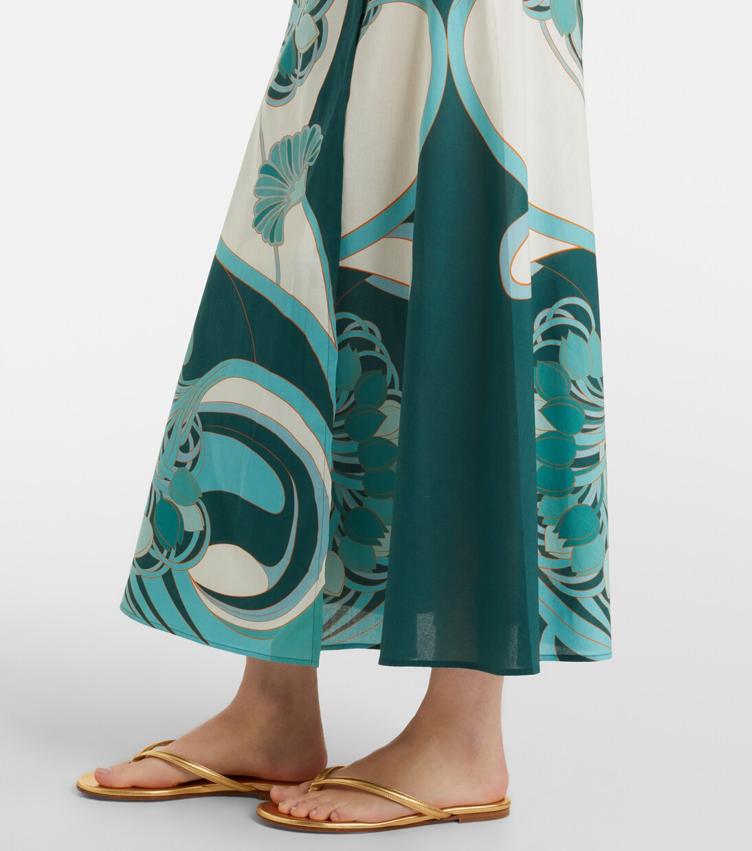 Wickelrock Sarong aus Baumwollmusselin | La DoubleJ