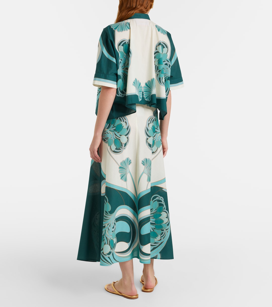 Wickelrock Sarong aus Baumwollmusselin | La DoubleJ