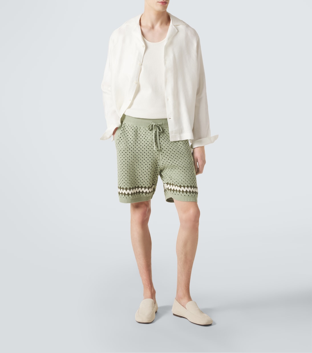 Safra linen-blend shirt | Frescobol Carioca