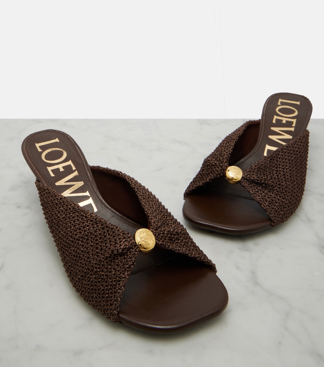 Mules Paula's Ibiza Pebble Soft | Loewe