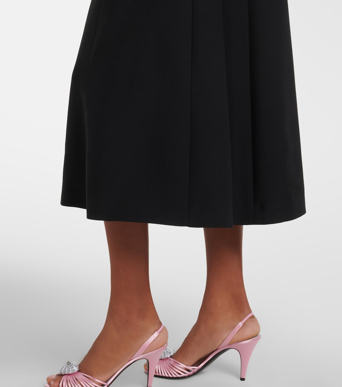 Crepe Couture embellished midi dress | Valentino