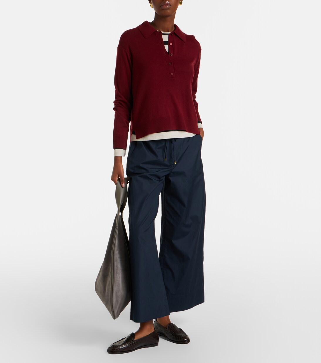 Cotton cropped wide-leg pants | 'S Max Mara