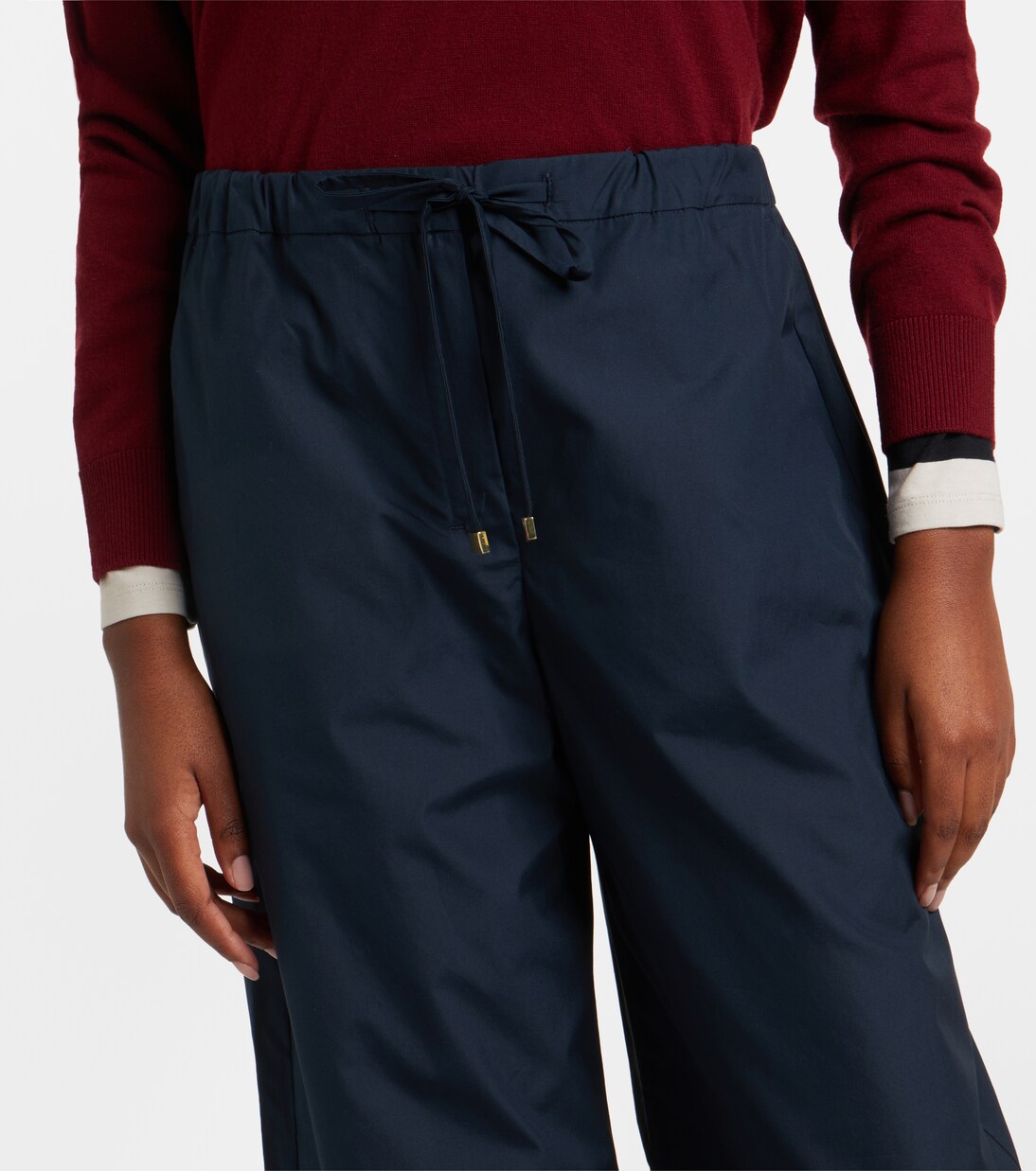 Cotton cropped wide-leg pants | 'S Max Mara