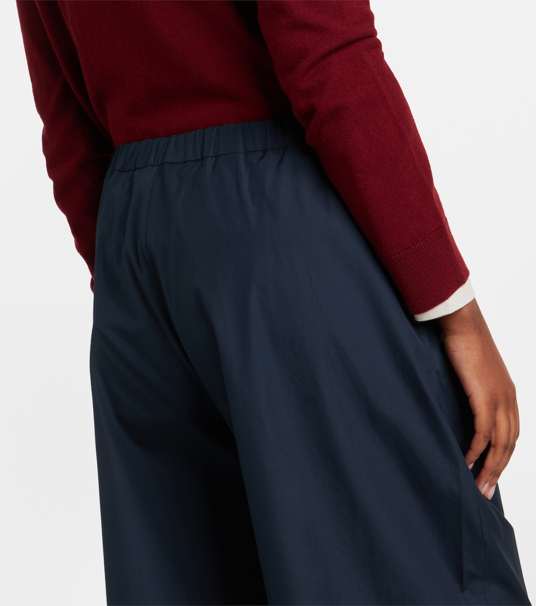 Cotton cropped wide-leg pants | 'S Max Mara