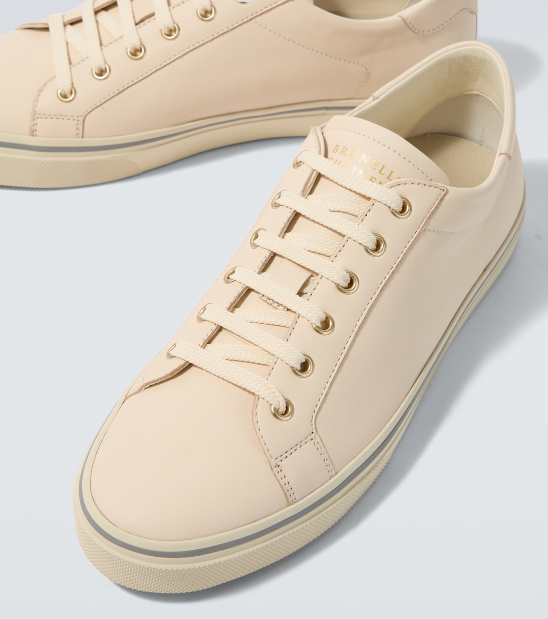 Leather sneakers | Brunello Cucinelli