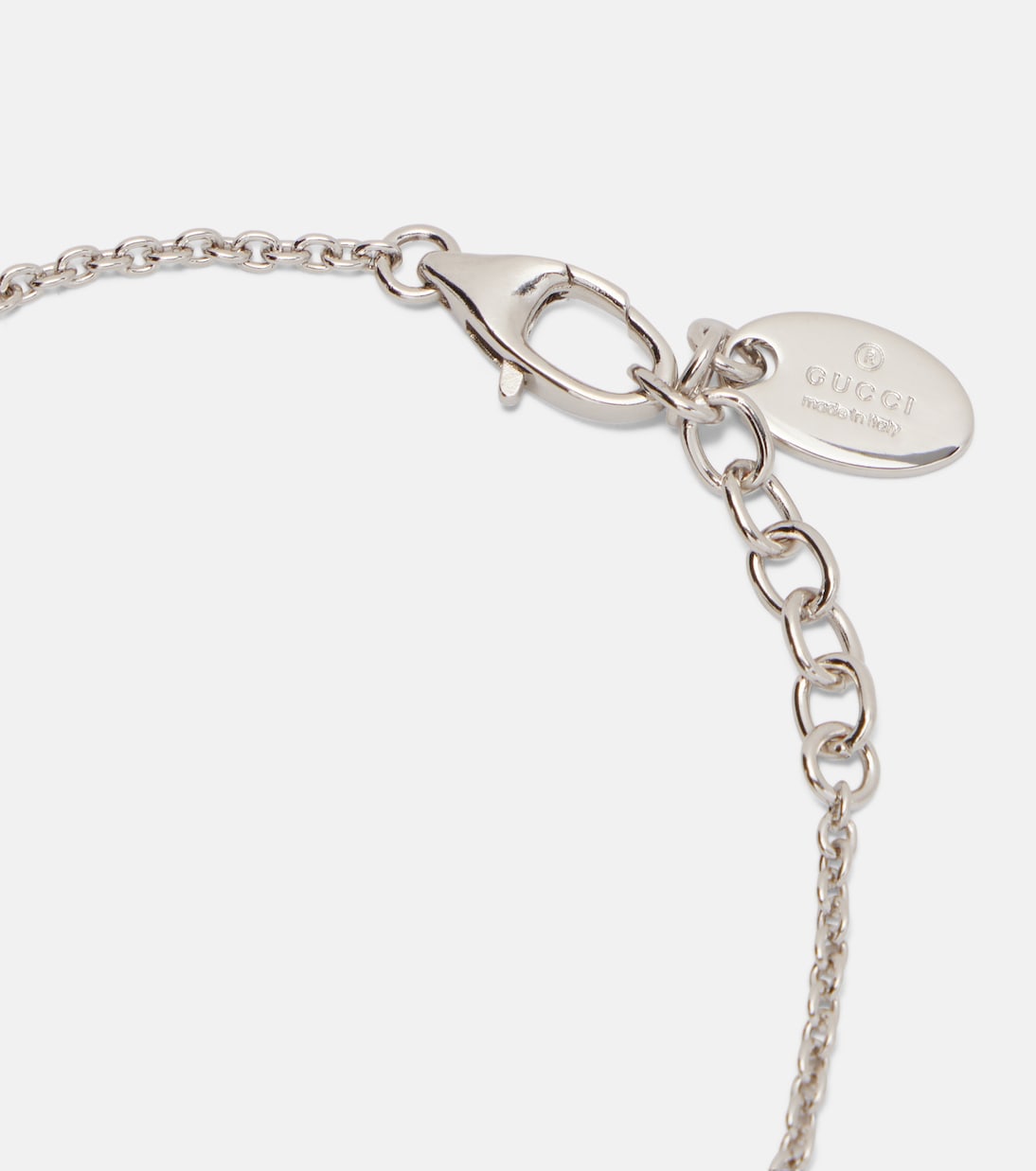Interlocking G embellished chain bracelet | Gucci