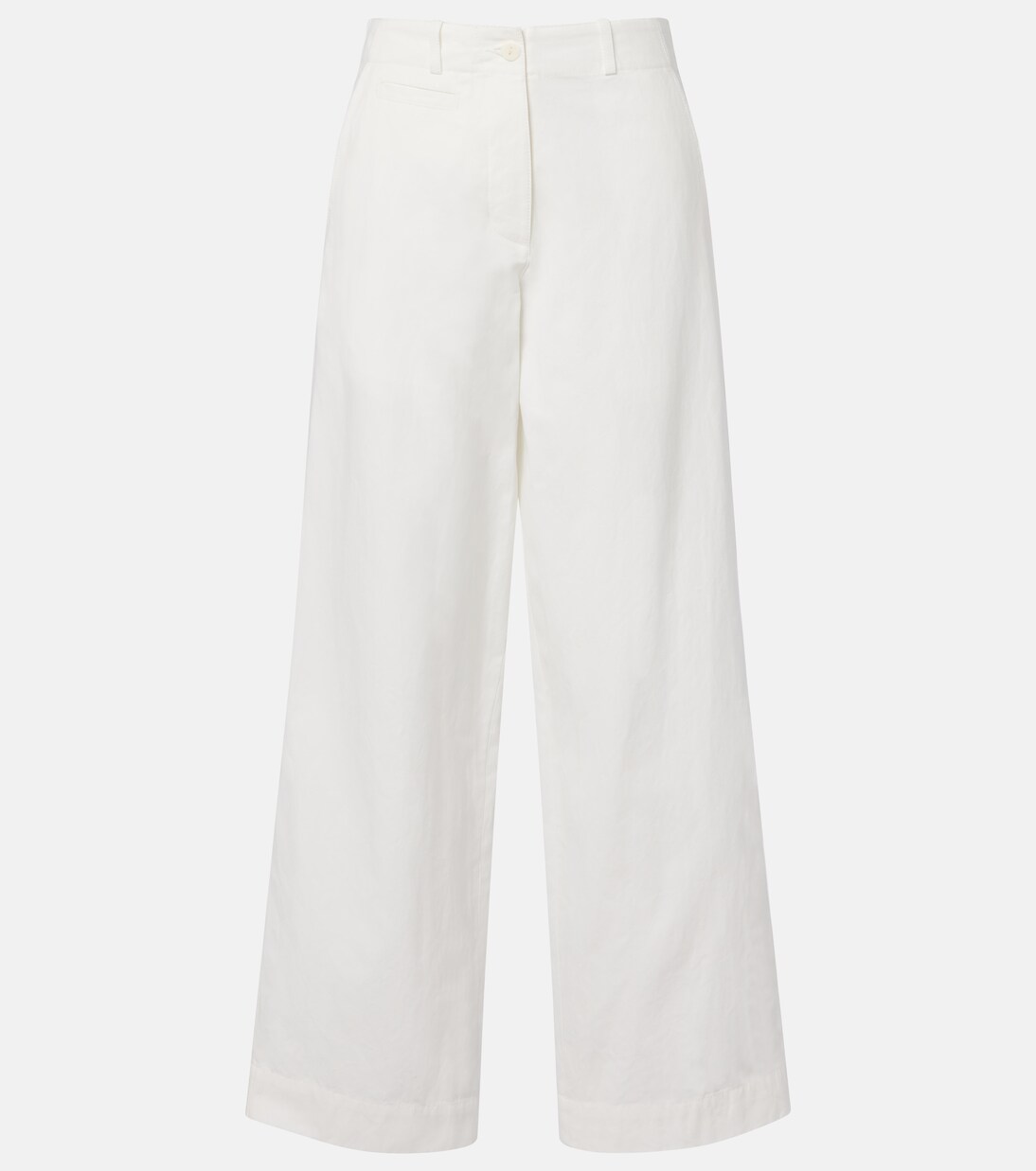 Fadry cotton gabardine wide-leg pants  | The Row