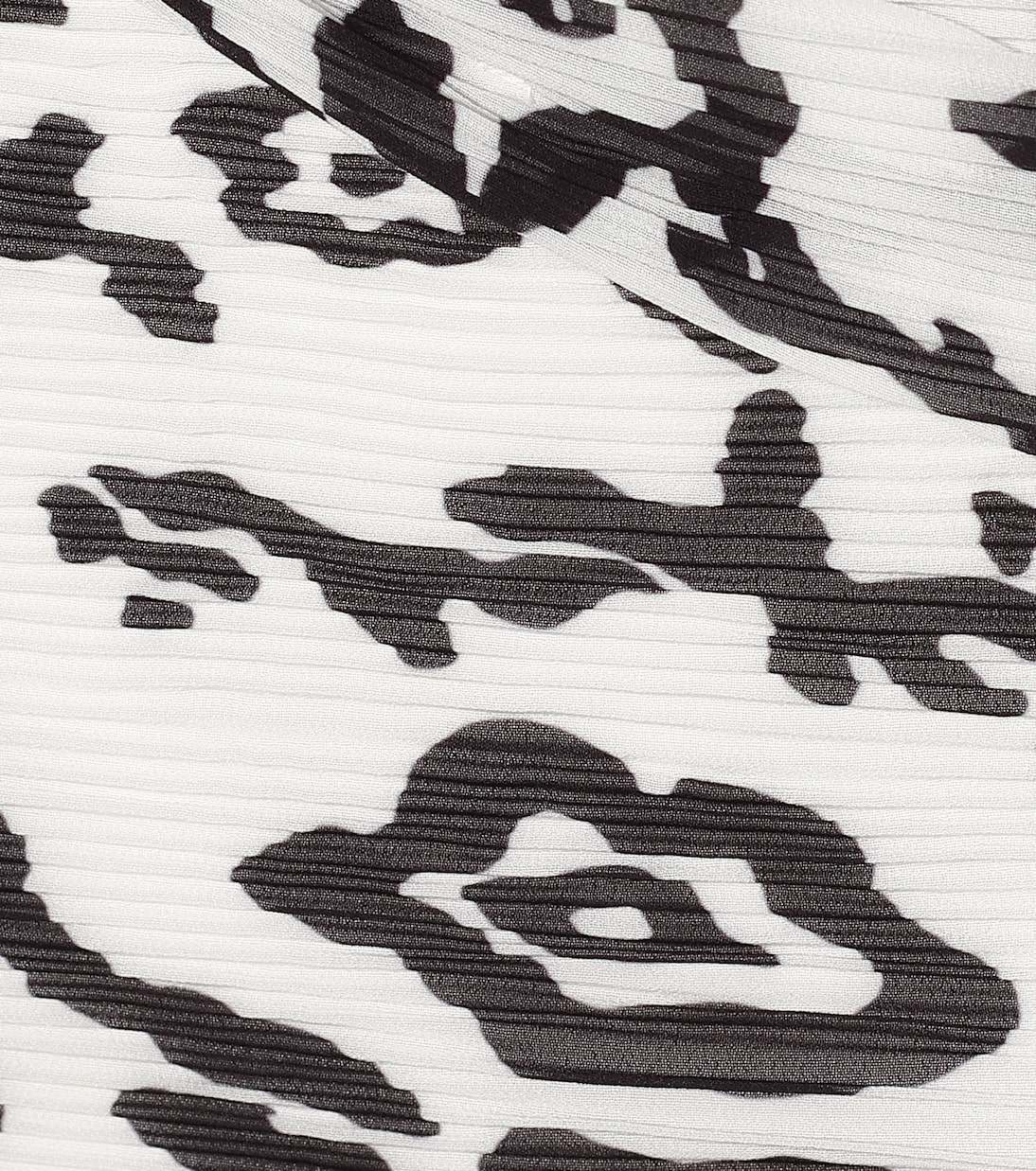 Minirock aus plissiertem Chiffon | Self-Portrait