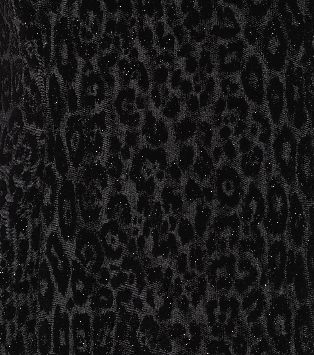 Robe en jacquard de velours à motif léopard | Balmain