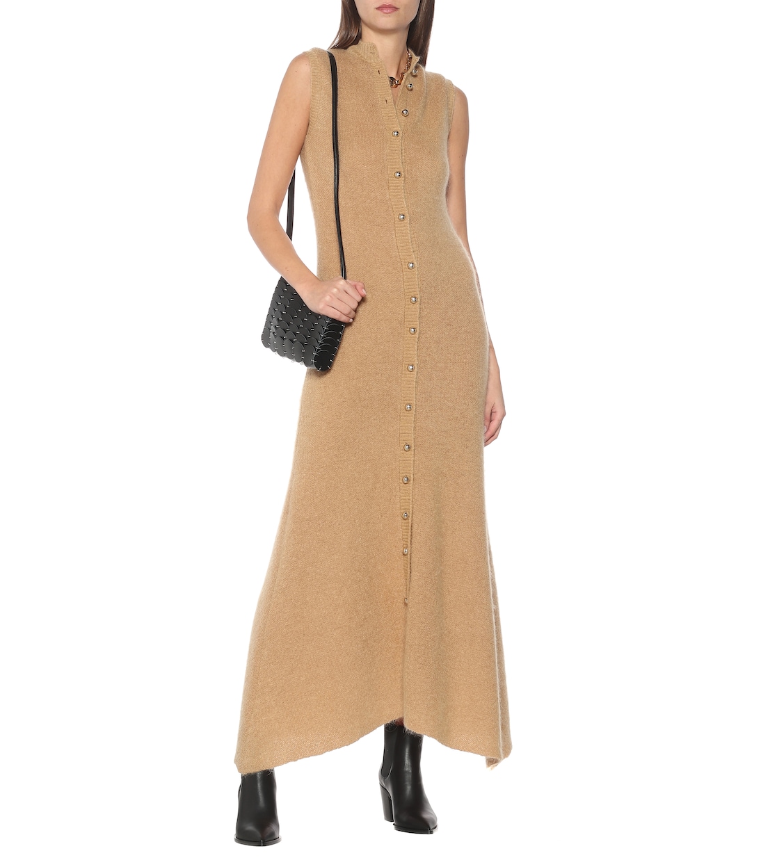 Midikleid aus einem Mohairgemisch | Rabanne