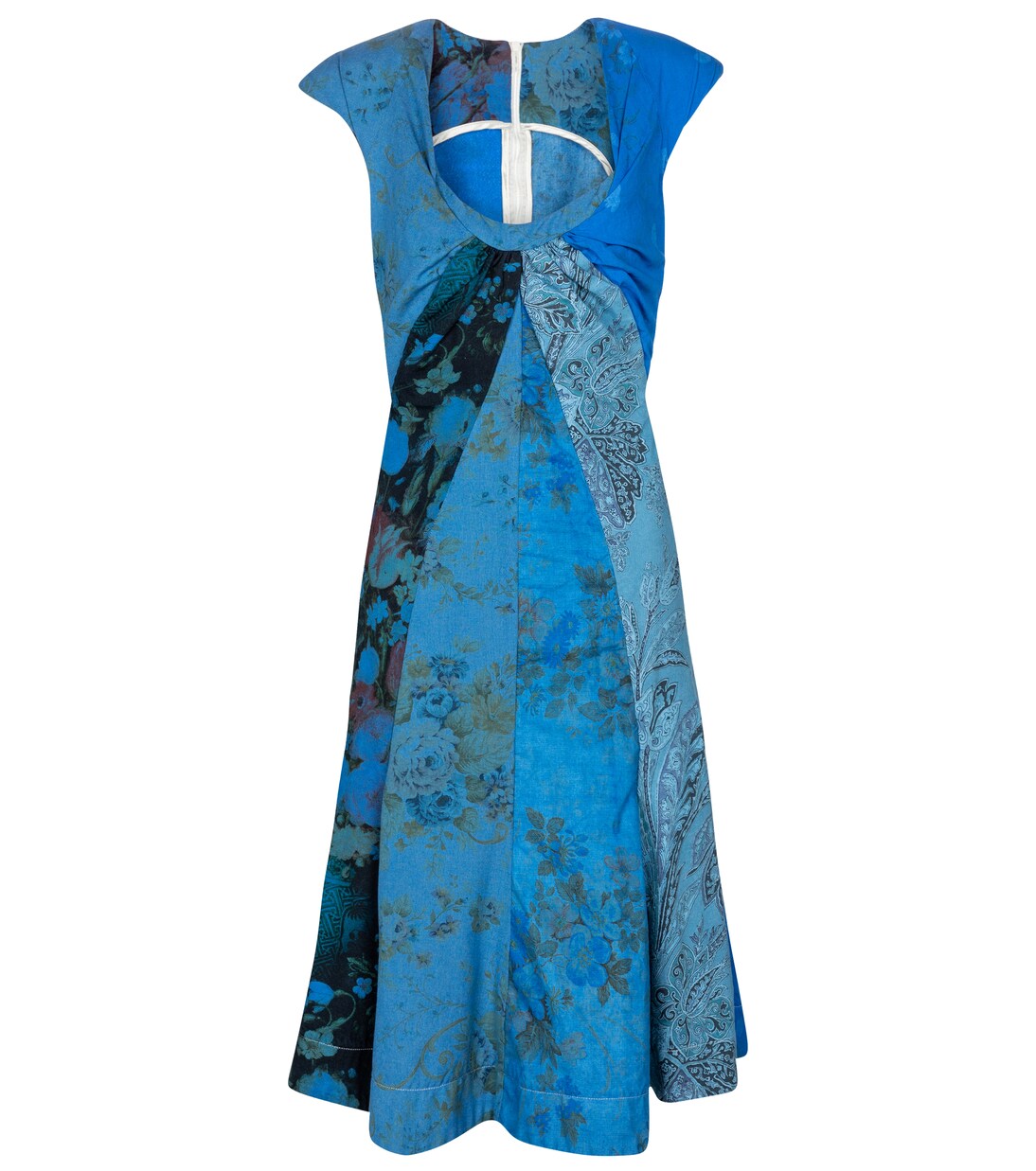 Robe midi imprimée en coton | Marine Serre