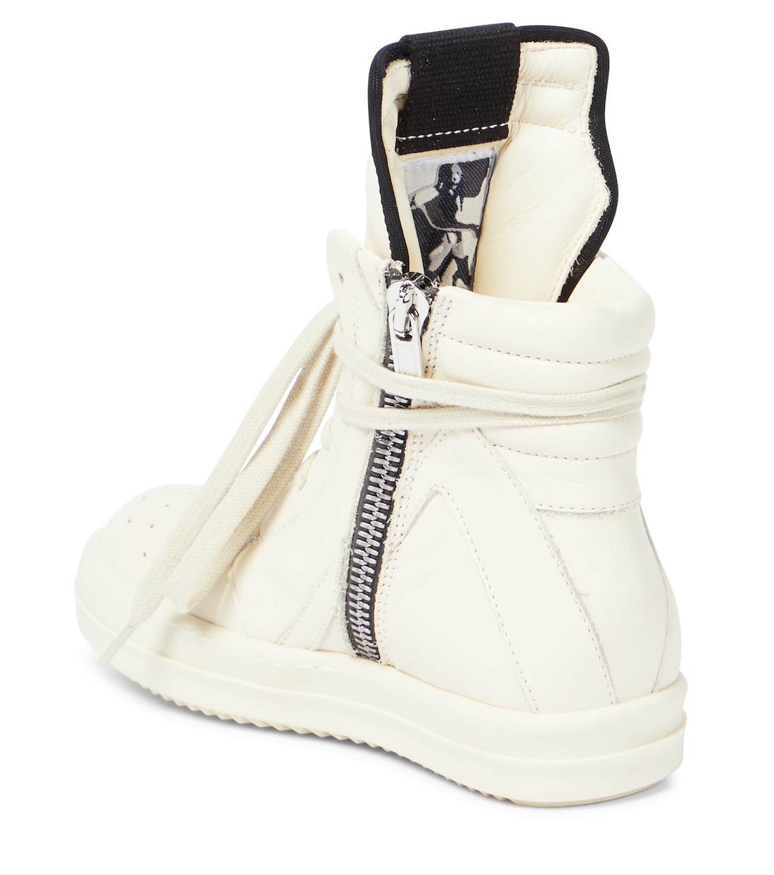Baskets Geobasket en cuir | Rick Owens Kids