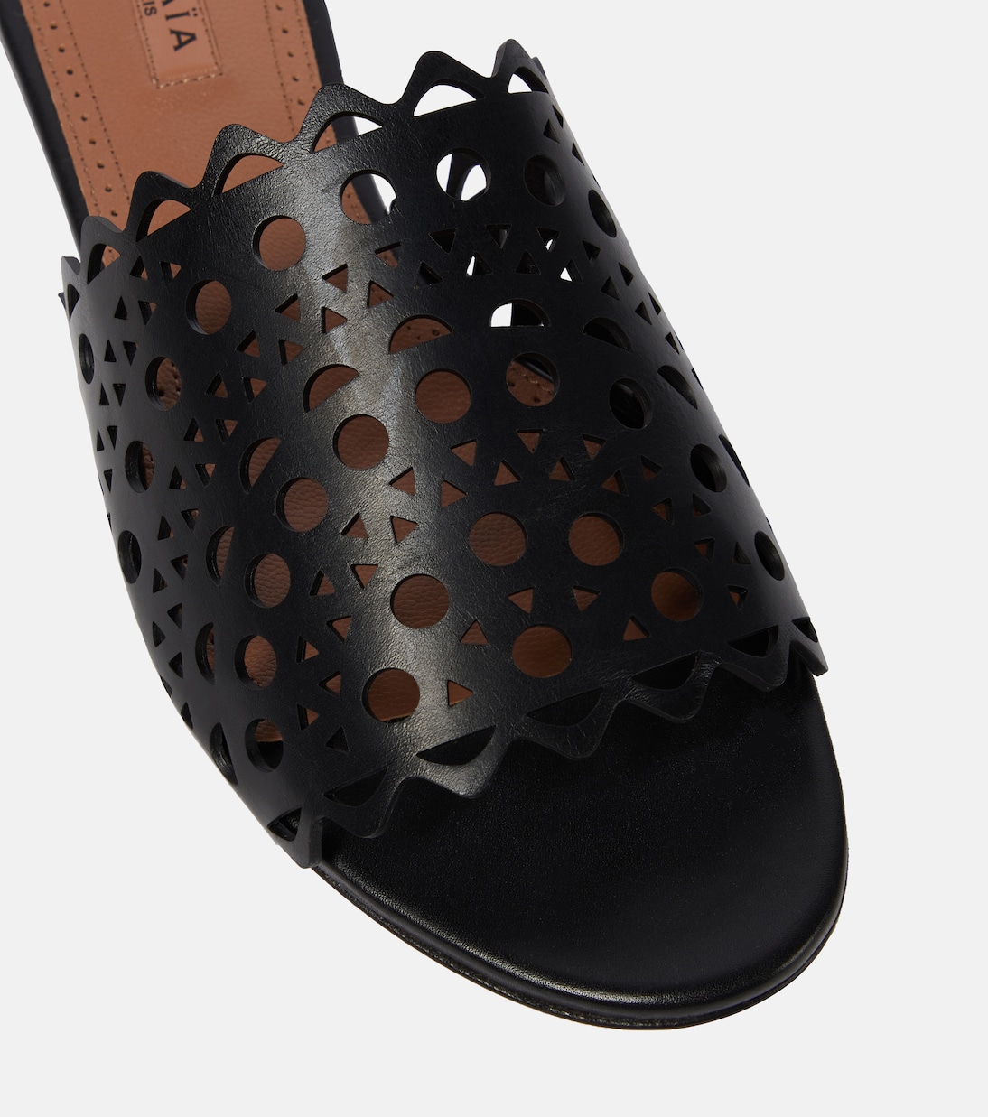 Pantoletten aus Leder | Alaïa