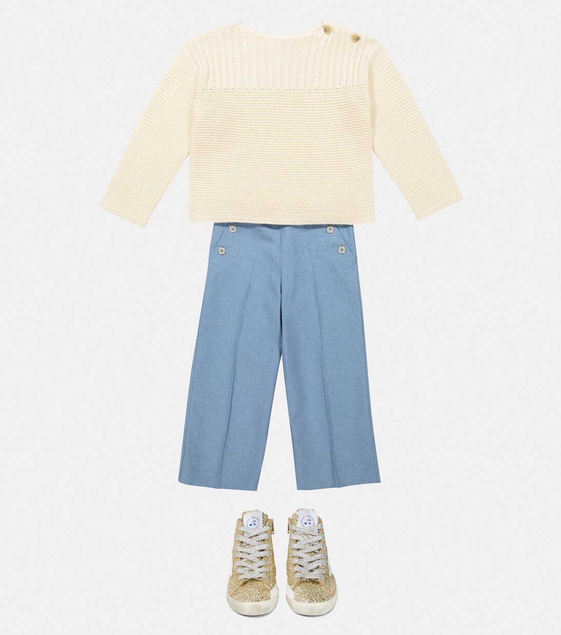 Amiral wool and cotton sweater | Bonpoint