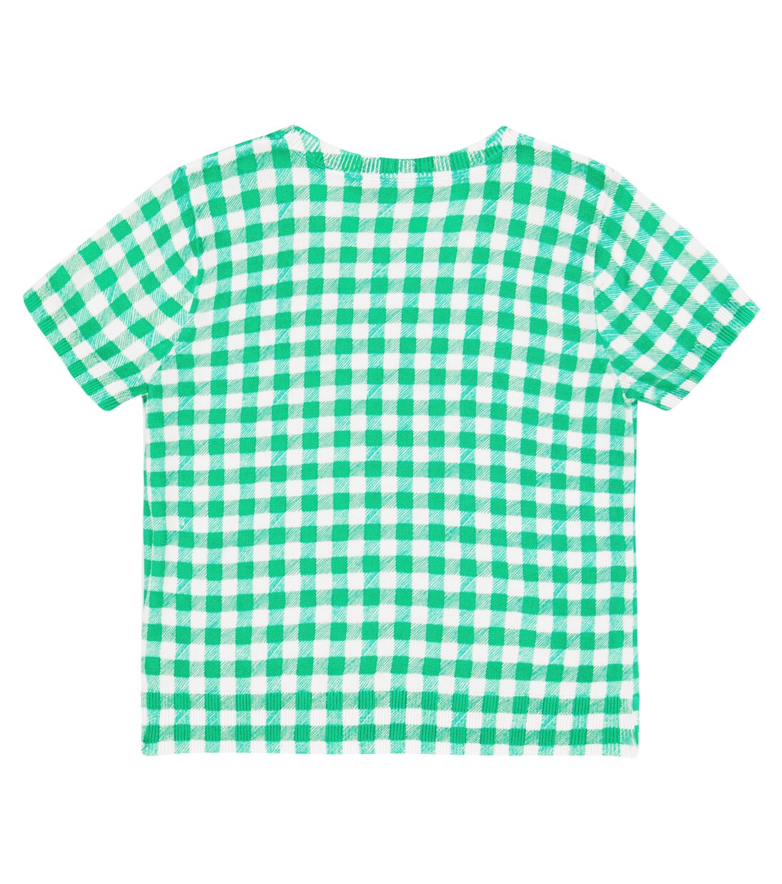 Albane gingham cotton T-shirt | Bonpoint