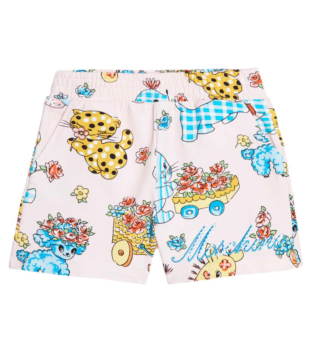 Printed jersey shorts | Moschino Kids