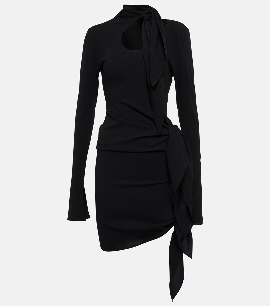 Robe asymétrique en soie mélangée | Petar Petrov