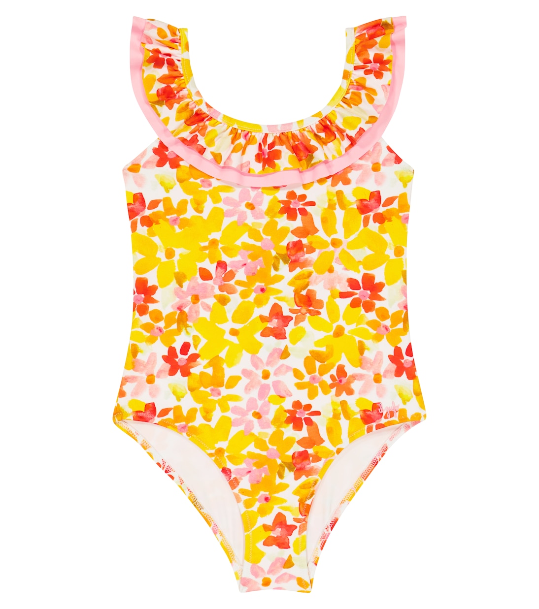Floral ruffle-trimmed swimsuit | Il Gufo