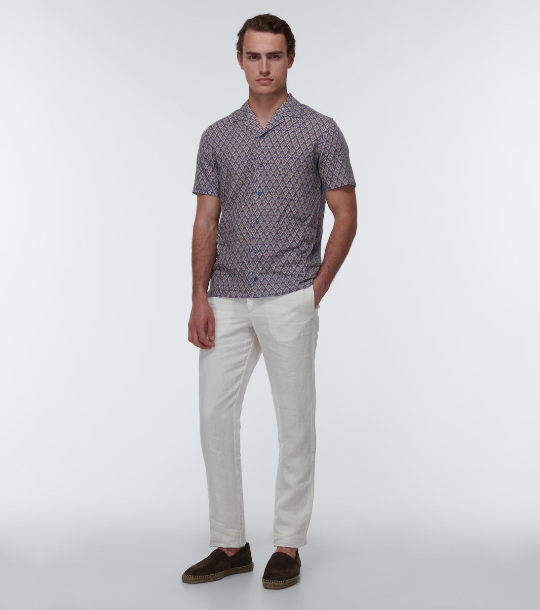 Hibbert printed bowling shirt | Orlebar Brown