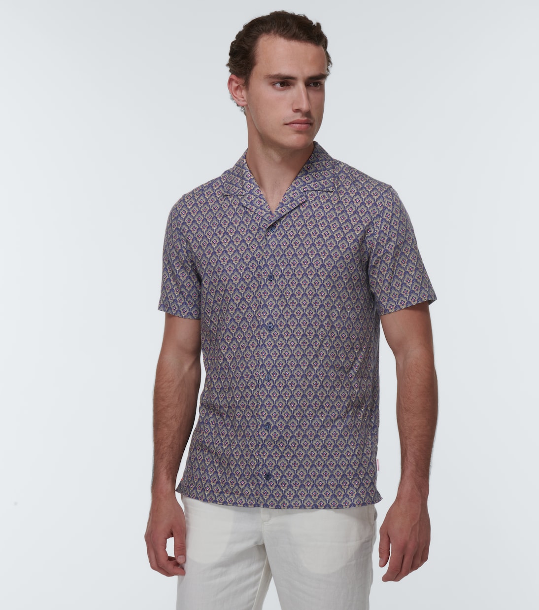 Hibbert printed bowling shirt | Orlebar Brown