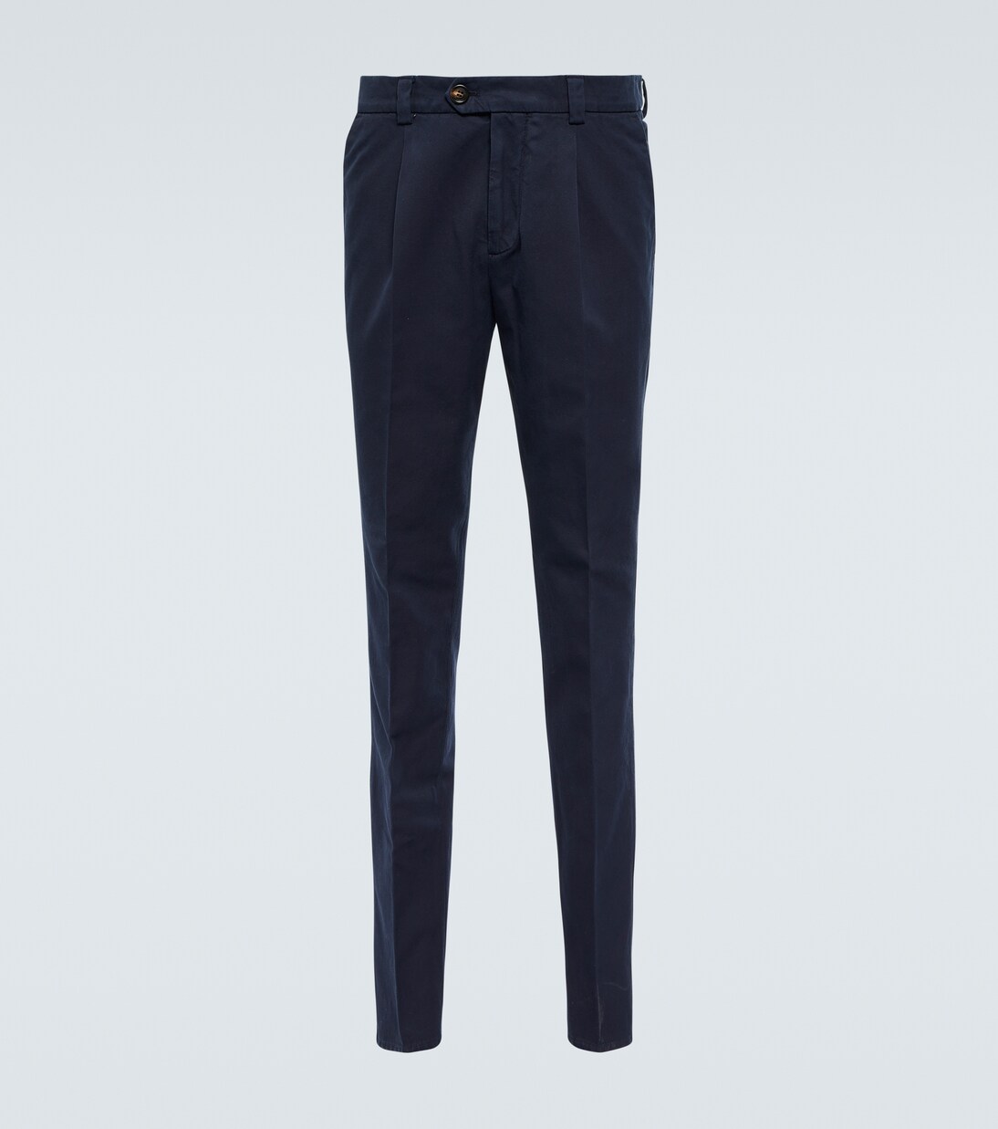 Cotton gabardine slim pants | Brunello Cucinelli