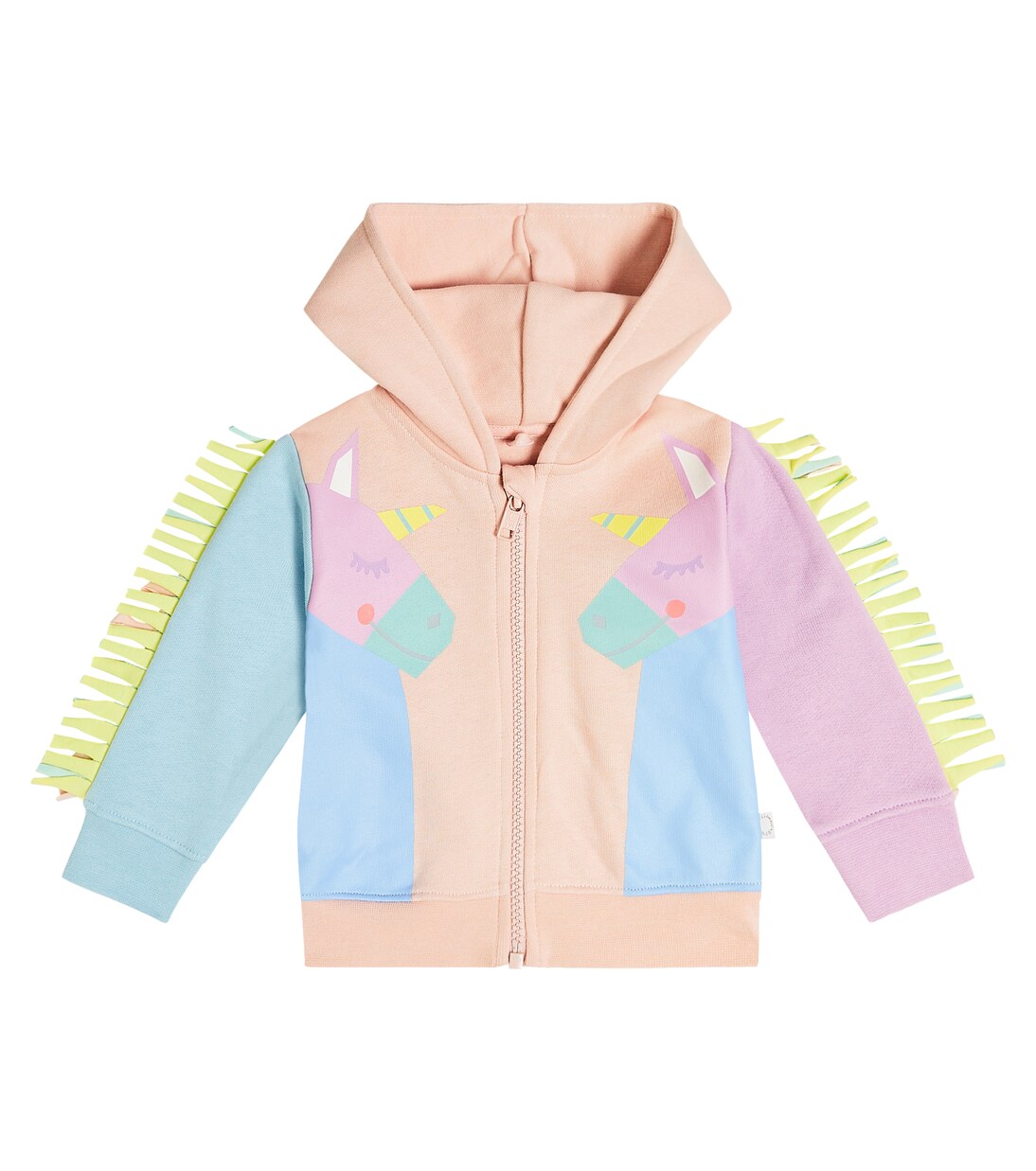 Baby printed cotton jersey hoodie | Stella McCartney Kids