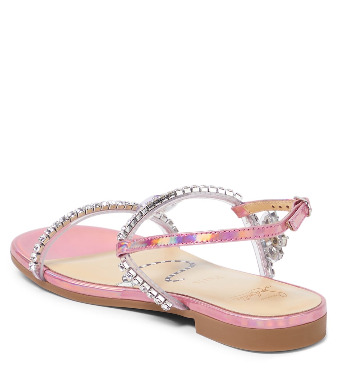Miniqueenie embellished sandals | Christian Louboutin Kids